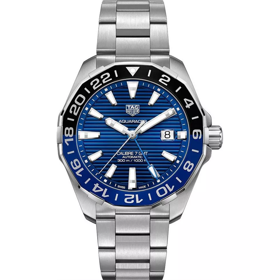 TAG Heuer Aquaracer GMT WAY201T.BA0927 Watch 43mm