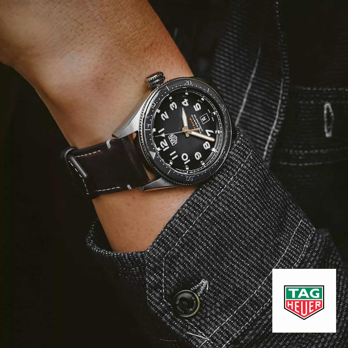 Tag Heuer Autavia WBE5114.FC8266 Calibre 5 Watch 42mm