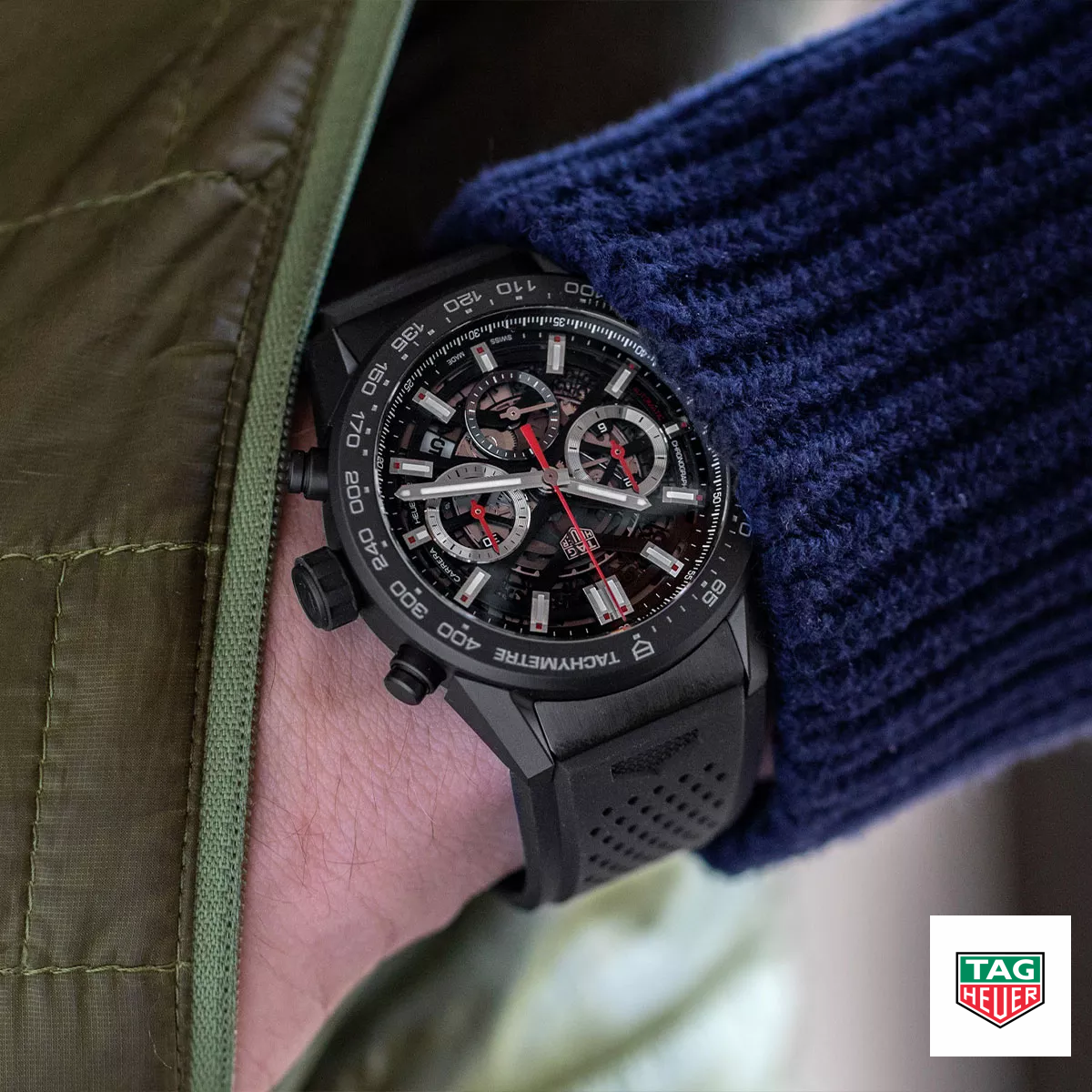 Tag Heuer Carrera CBG2A90.FT6173 Watch 45mm