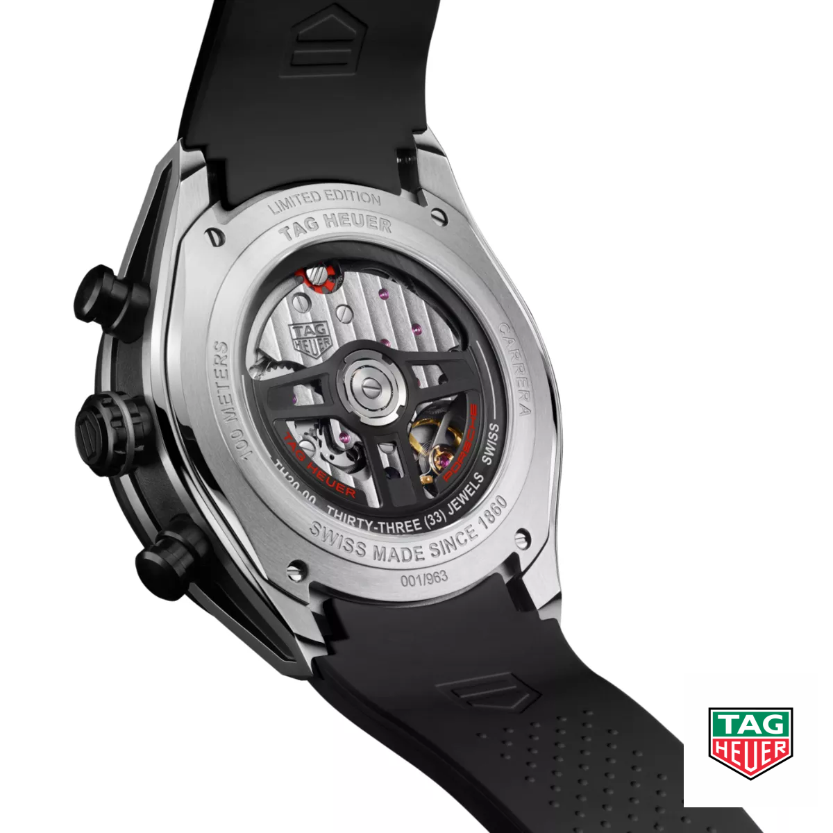 Tag Heuer Carrera CBU2010.FT6267  X Porsche 963 Watch 44mm