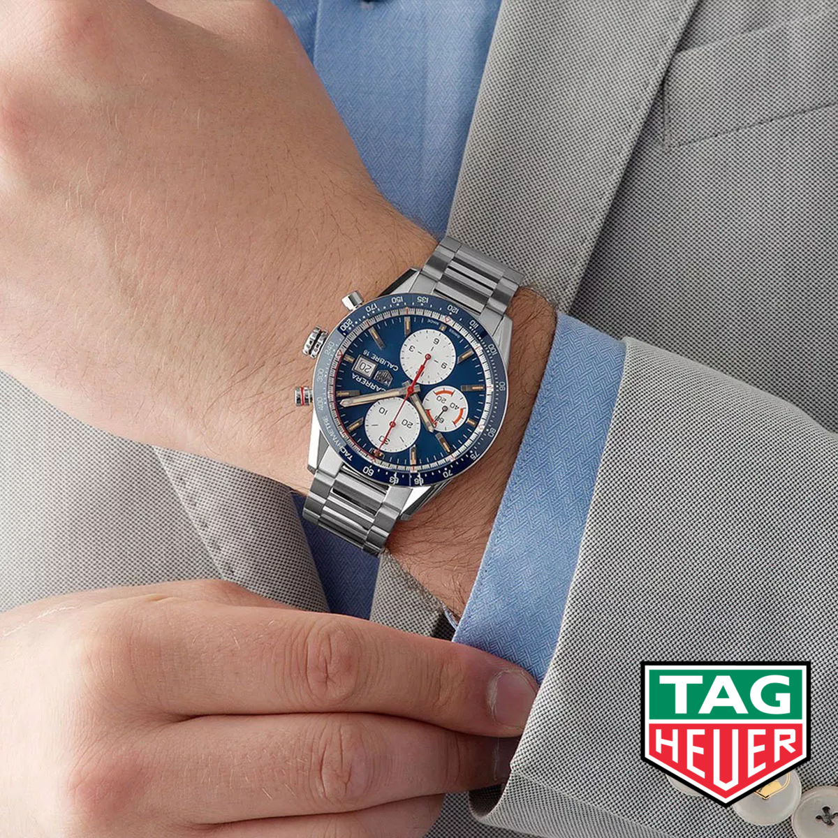Tag Heuer Carrera CV201AR.BA0715 Automatic 43