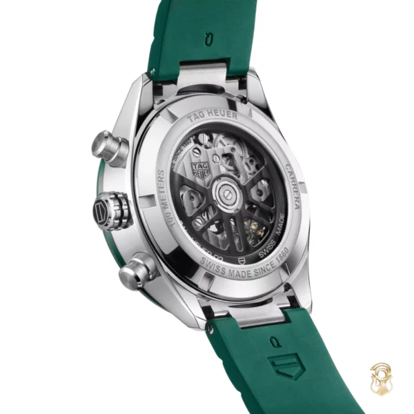 Tag Heuer Carrera Green Chronograph Watch 44mm