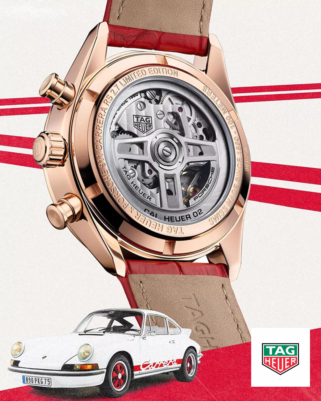 TAG Heuer Carrera x Porsche RS 2.7 Calibre Heuer 02 Limited 42mm