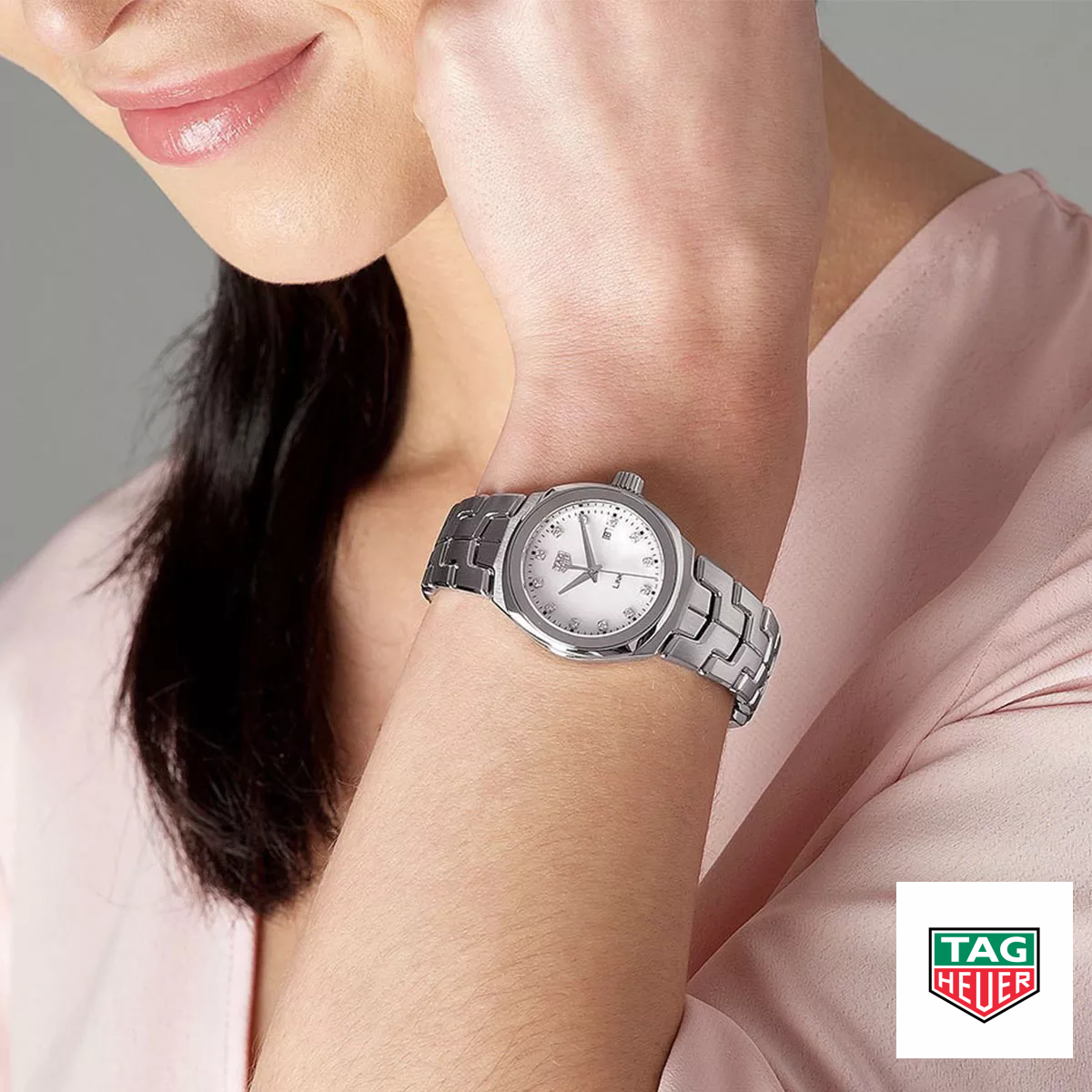 Tag Heuer Link WBC1312.BA0600 Diamonds Watch 32mm